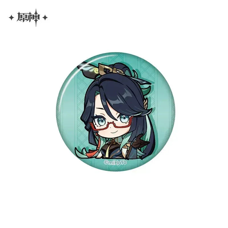 Genshin Impact Chibi Emojis Series Badge Vol.2