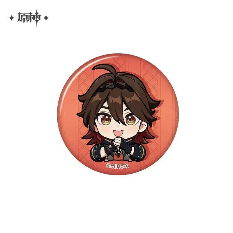 Genshin Impact Chibi Emojis Series Badge Vol.2
