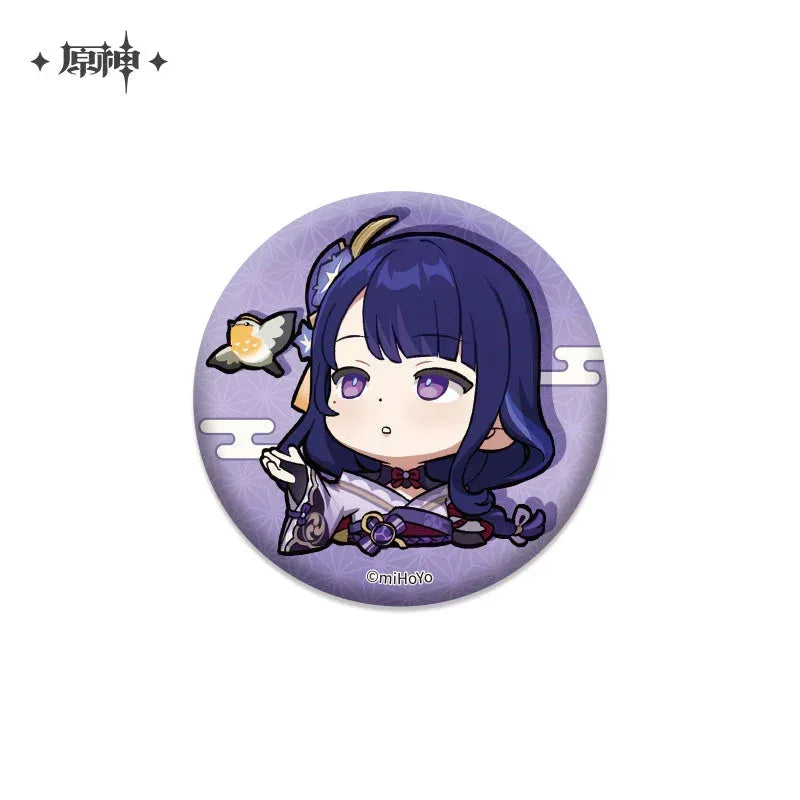 Genshin Impact Chibi Emojis Series Badge Vol.2