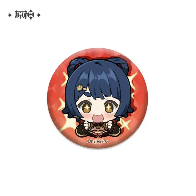 Genshin Impact Chibi Emojis Series Badge Vol.2