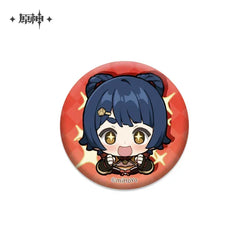 Genshin Impact Chibi Emojis Series Badge Vol.2