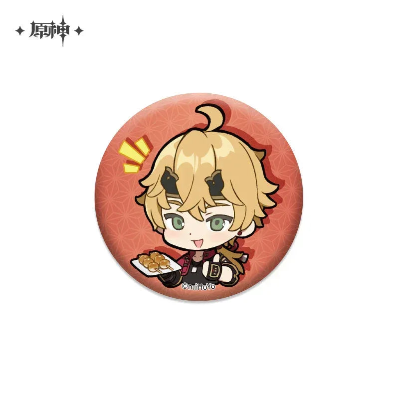 Genshin Impact Chibi Emojis Series Badge Vol.2