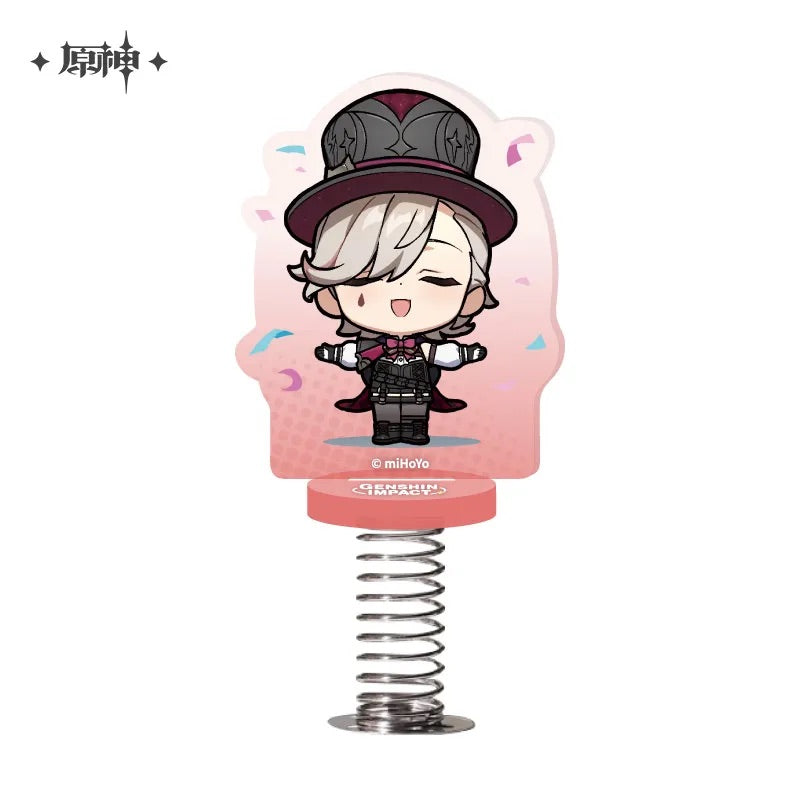 Chibi Emojis Series Happy Shaking Acrylic Stand Court of Fontaine (ONLINE ORDER ONLY)
