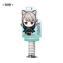Chibi Emojis Series Happy Shaking Acrylic Stand Court of Fontaine (ONLINE ORDER ONLY)