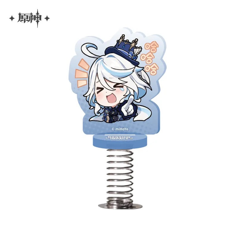 Chibi Emojis Series Happy Shaking Acrylic Stand Court of Fontaine (ONLINE ORDER ONLY)