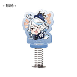 Chibi Emojis Series Happy Shaking Acrylic Stand Court of Fontaine (ONLINE ORDER ONLY)