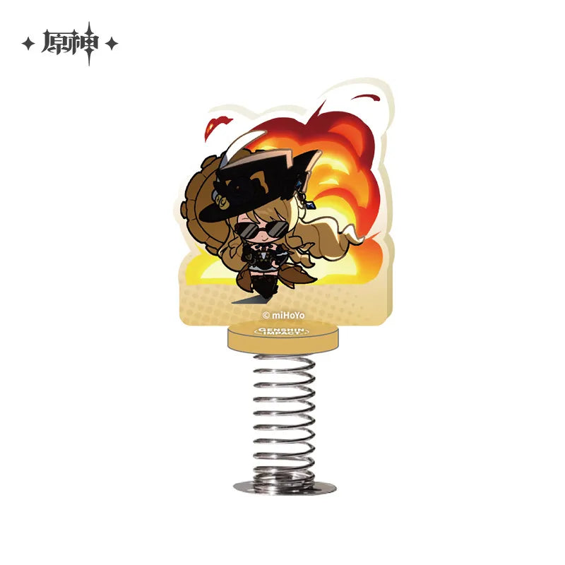 Chibi Emojis Series Happy Shaking Acrylic Stand Court of Fontaine (ONLINE ORDER ONLY)