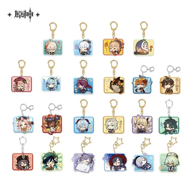 Genshin Impact Chibi Emojis Series Pendant Vol.1