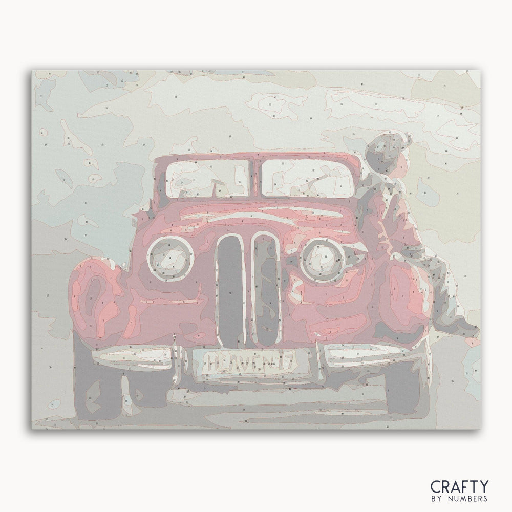 Child Waiting On Antique Car (ONLINE ORDER ONLY)