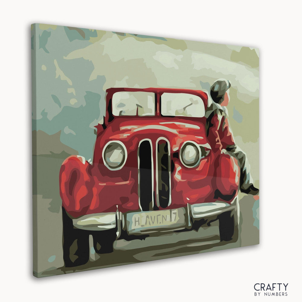Child Waiting On Antique Car (ONLINE ORDER ONLY)