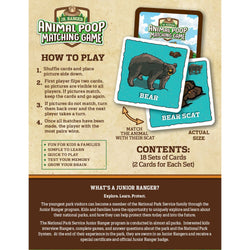 Jr. Ranger - Animal Poop Matching Game (ONLINE ORDER ONLY)