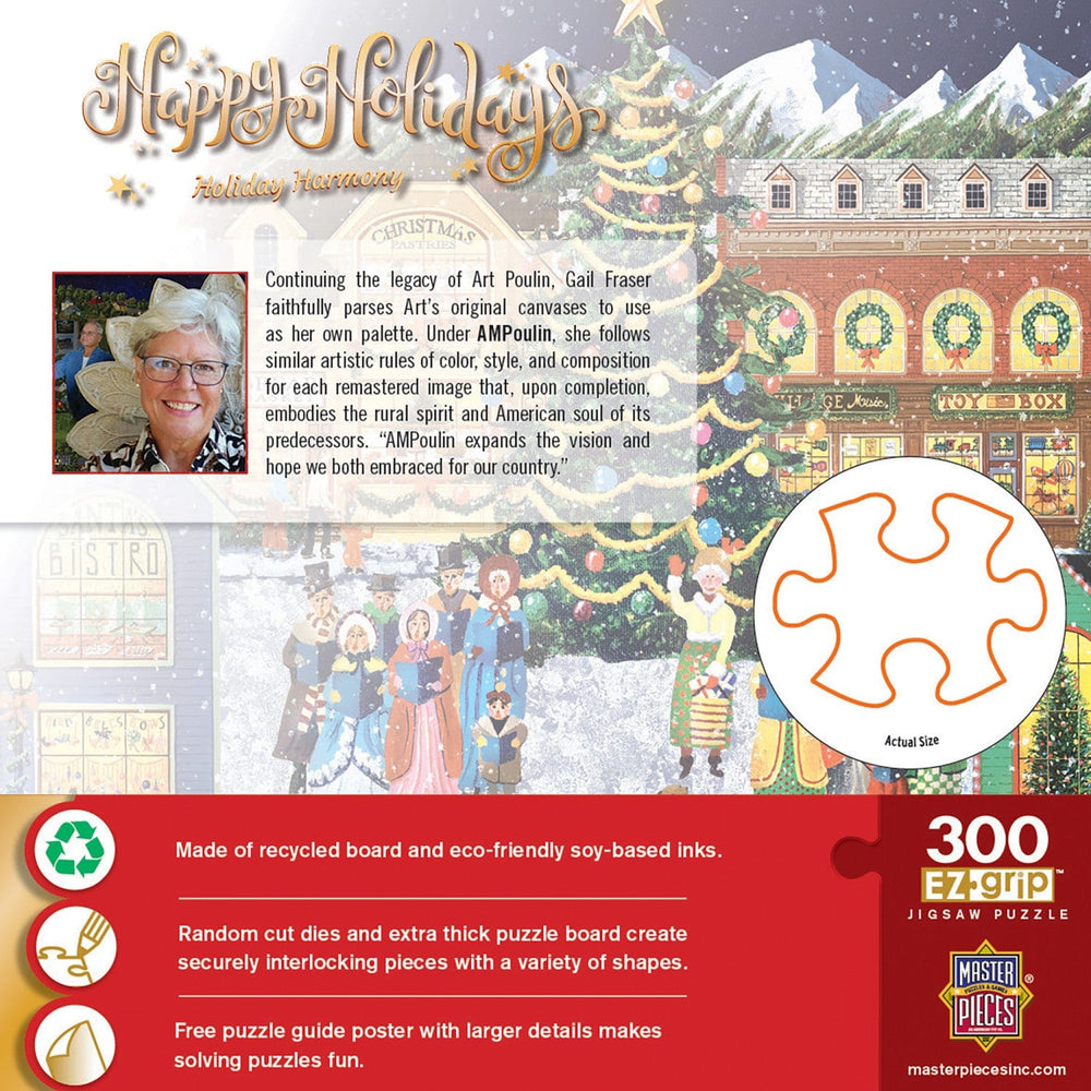 Happy Holidays - Holiday Harmony 300 Piece EZ Grip Jigsaw Puzzle (ONLINE ORDER ONLY)