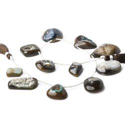 Chocolate Brown Plain Agate Drusy Beads (ONLINE ORDER ONLY)