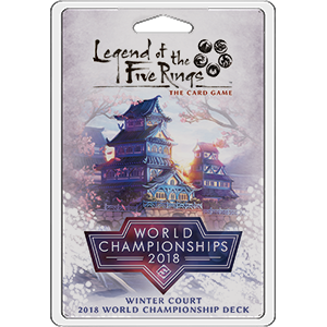 Legend of the Five Rings LCG: Winter Court 2018 World Championship Deck (ONLINE ORDER ONLY)