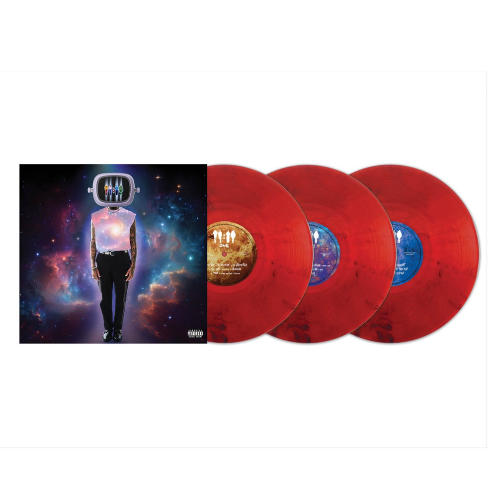 Chris Brown - 11:11 (Deluxe Edition) (Red Smoke Colored Vinyl) (3 Lp's) [Vinyl] (ONLINE ORDER ONLY)