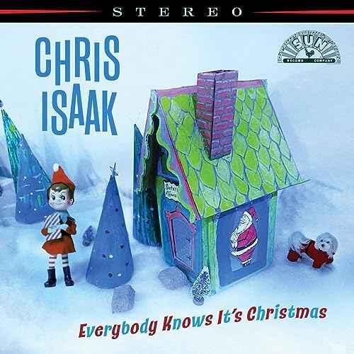 Chris Isaak - Everybody Knows It's Christmas (Deluxe) [Spring Green/Bone White Swirl LP] [Vinyl]