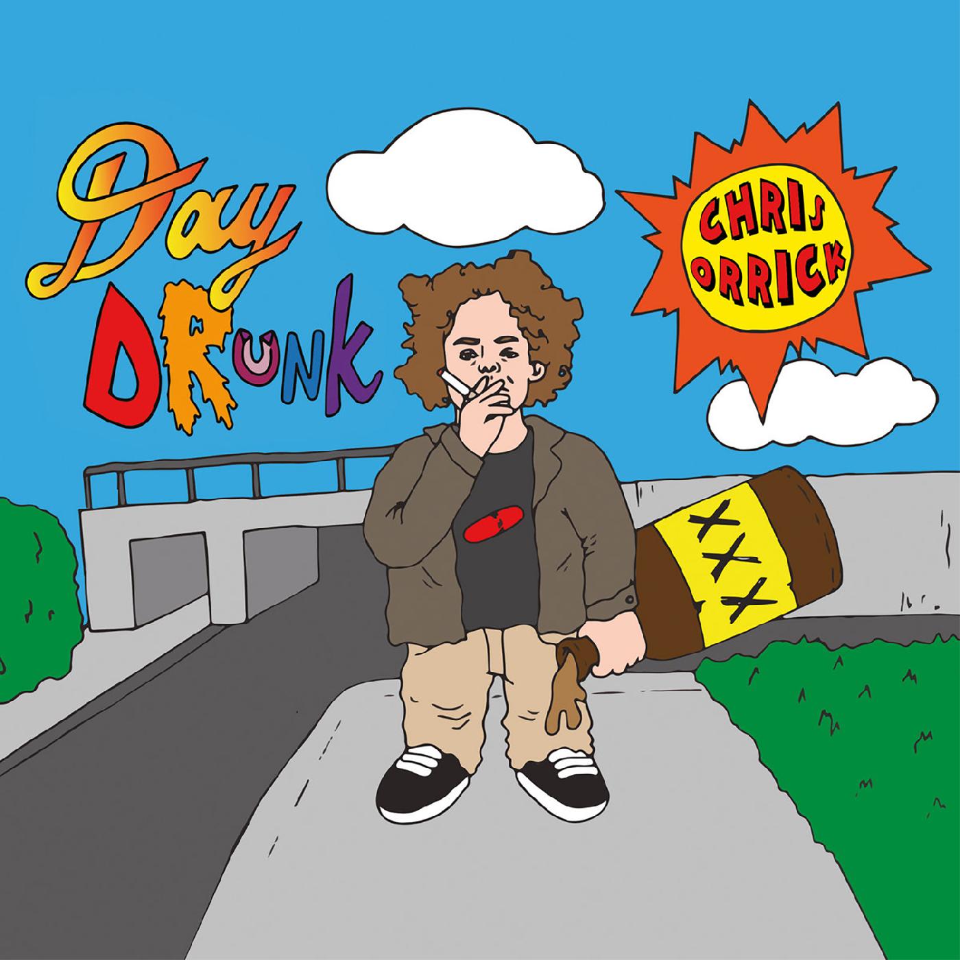 Chris Orrick - Day Drunk EP (8-COLOR DOUBLE RAINBOW SPLATTER VINYL) [Vinyl] (ONLINE ORDER ONLY)