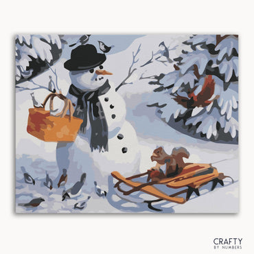 Christmas Gift Snowman (ONLINE ORDER ONLY)