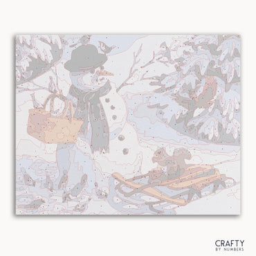 Christmas Gift Snowman (ONLINE ORDER ONLY)