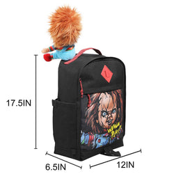 *Collective* Chucky Wanna Play 17.5" Commuter Backpack with 3D Plush Character Detail (Copy) (ONLINE ORDER ONLY)