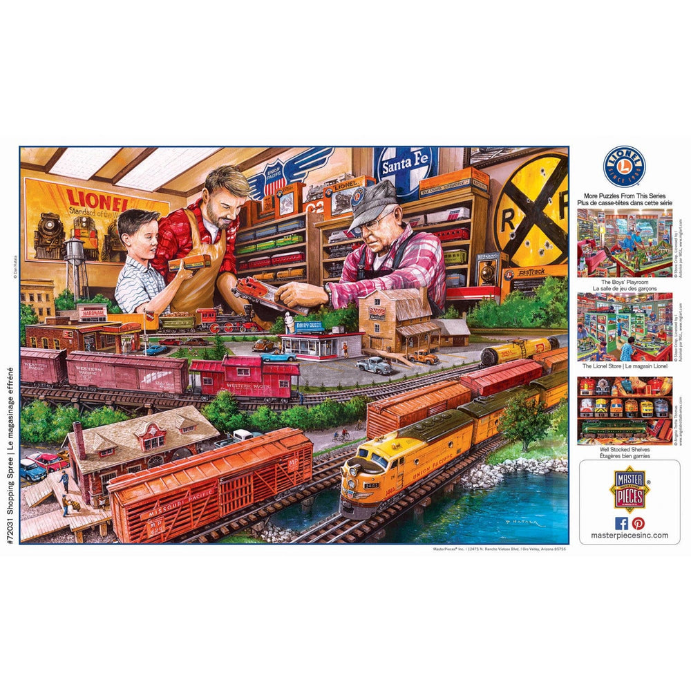 Lionel Trains - Shopping Spree 1000 Piece Jigsaw Puzzle (ONLINE ORDER ONLY)