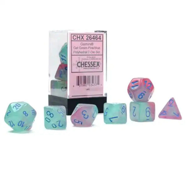 CHESSEX: POLYHEDRAL Gemini DICE SETS (Online Order Only)