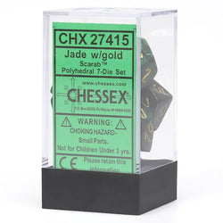 Chessex: Polyhedral Scarab Dice sets (Online Order Only)