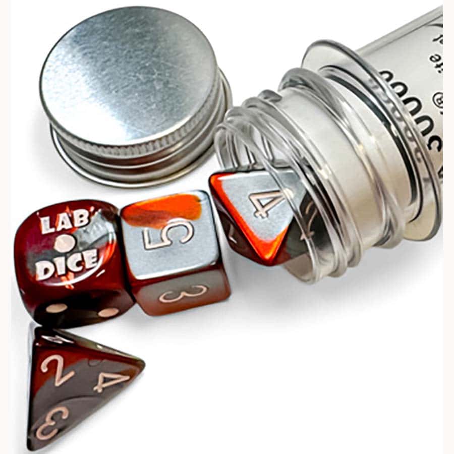 CHESSEX: POLYHEDRAL LAB DICE DICE SETS (Online Order Only)