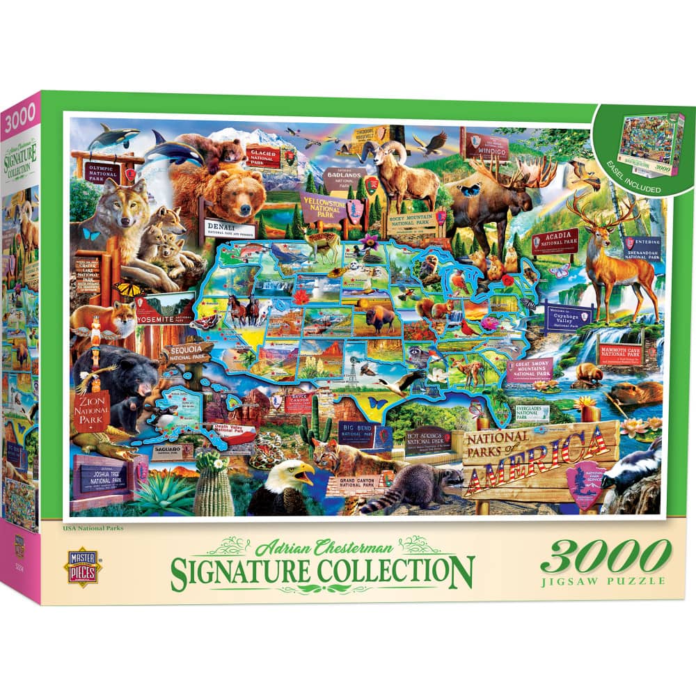 Signature Collection - USA National Parks 3000 Piece Jigsaw Puzzle