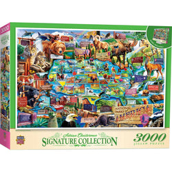 Signature Collection - USA National Parks 3000 Piece Jigsaw Puzzle