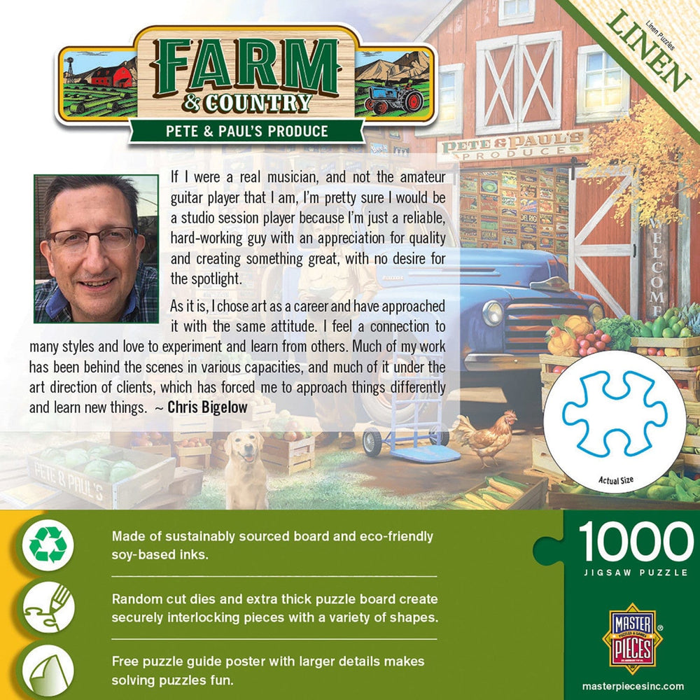 Farm & Country - Pete & Paul's Produce 1000 Piece Jigsaw Puzzle (ONLINE ORDER ONLY)