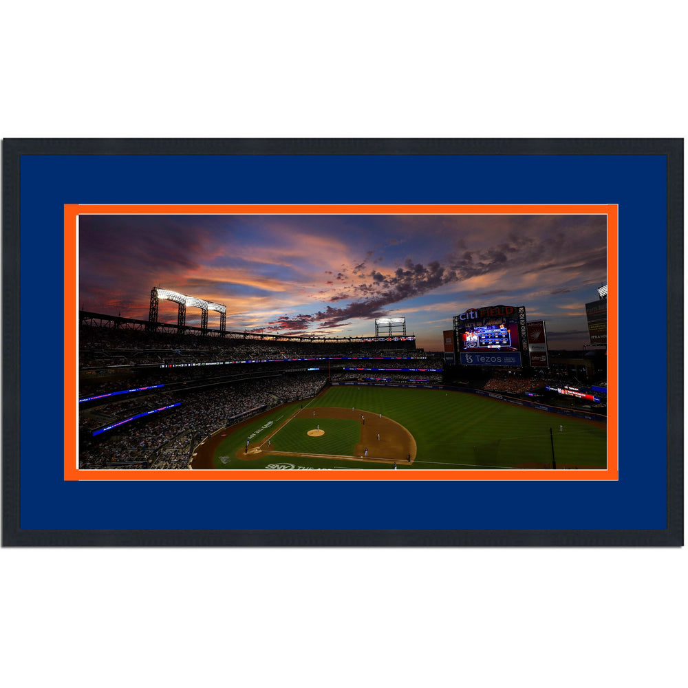 Framed Citi Field New York Mets MLB 16x24 Baseball Photo Professionally Matted (ONLINE ORDER ONLY)