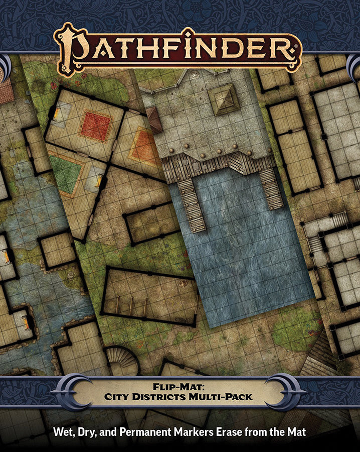 Pathfinder Flip-Mat: City Districts Multi-Pack (ONLINE ORDER ONLY)