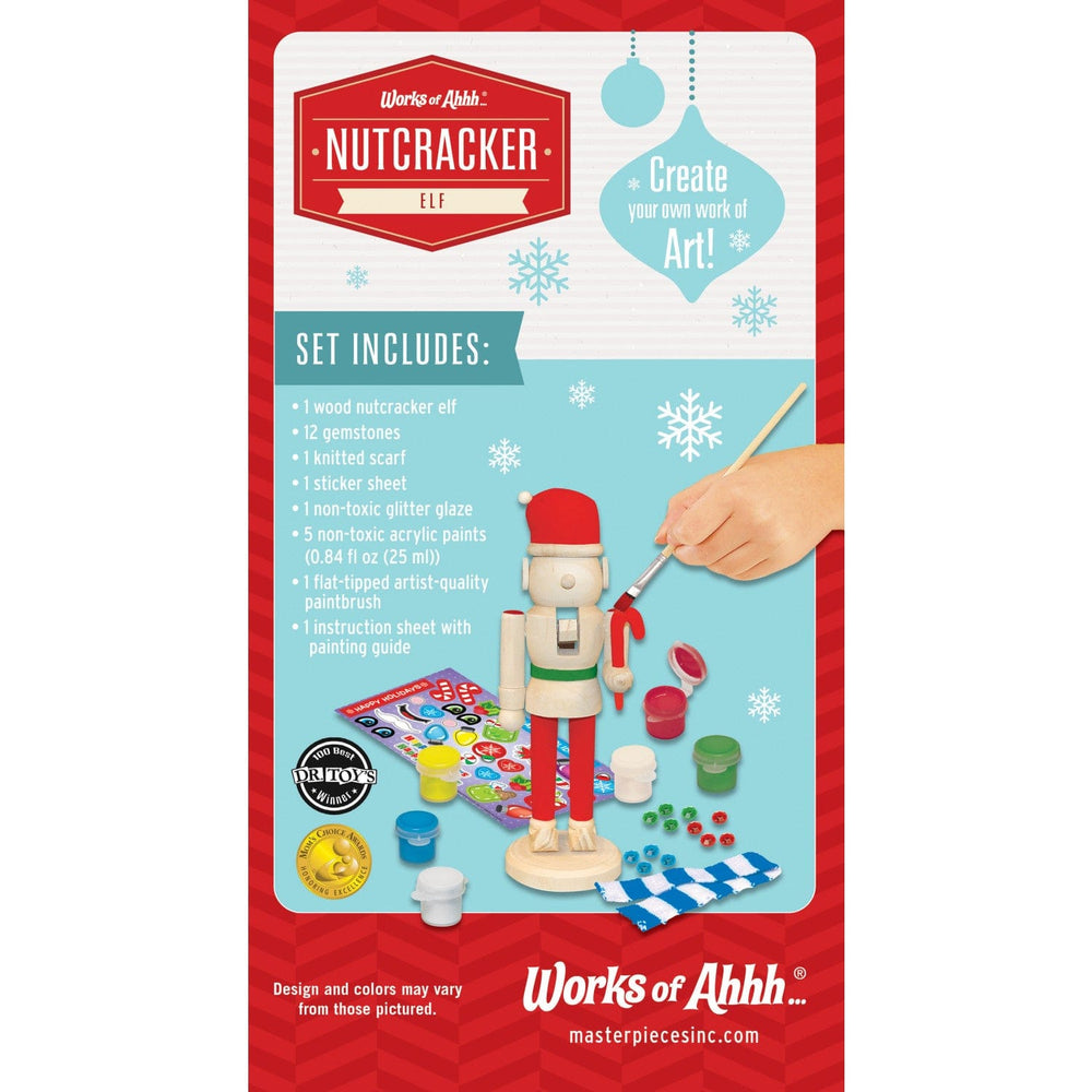 Holiday Craft Kit - Nutcracker Elf Wood Craft & Paint Kit (ONLINE ORDER ONLY)