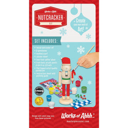Holiday Craft Kit - Nutcracker Elf Wood Craft & Paint Kit (ONLINE ORDER ONLY)