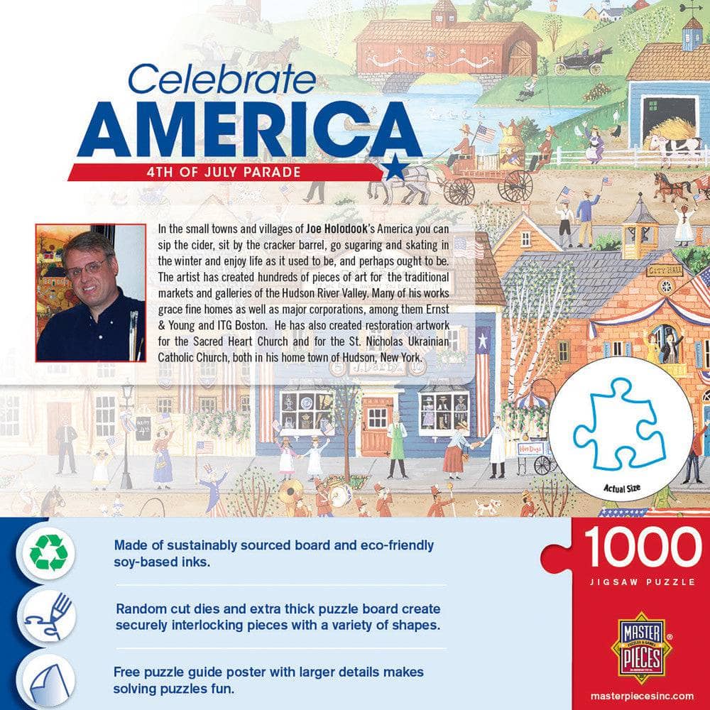 Celebrate America - 4th of July Parade 1000 Piece Jigsaw Puzzle (ONLINE ORDER ONLY)
