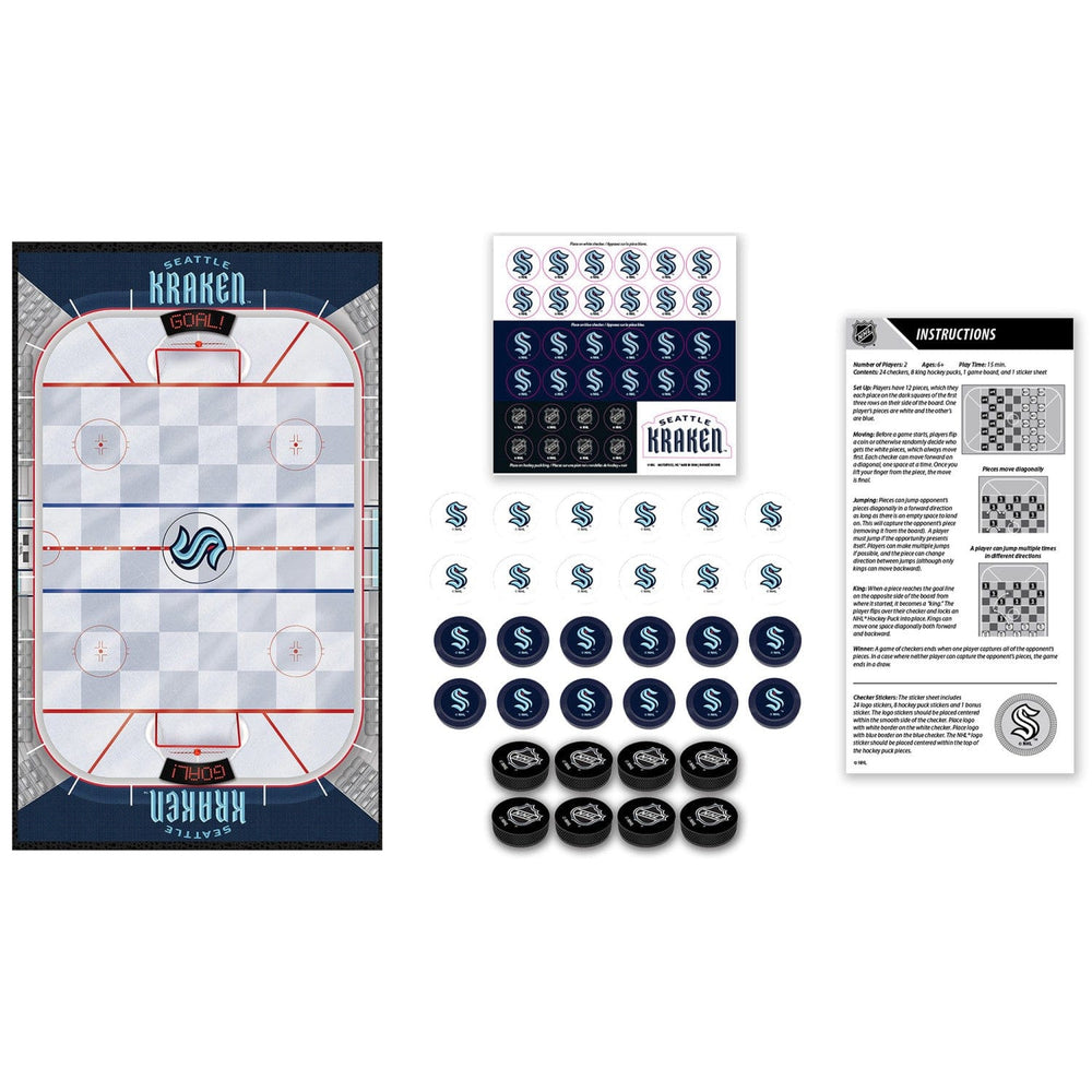 Seattle Kraken Checkers Board Game (ONLINE ORDER ONLY)