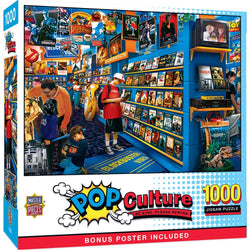 Pop Culture - Be Kind, Please Rewind 1000 Piece Jigsaw Puzzle (ONLINE ORDER ONLY)