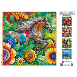 Kaleidoscope - Summer Stallion 300 Piece EZ Grip Jigsaw Puzzle (ONLINE ORDER ONLY)