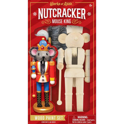 Holiday Craft Kit - Nutcracker Mouse King Wood Paint Kit (ONLINE ORDER ONLY)