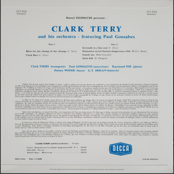 Clark Terry And His Orchestra Featuring Paul Gonsalves (Ltd to 2000) [Vinyl] (ONLINE ORDER ONLY)