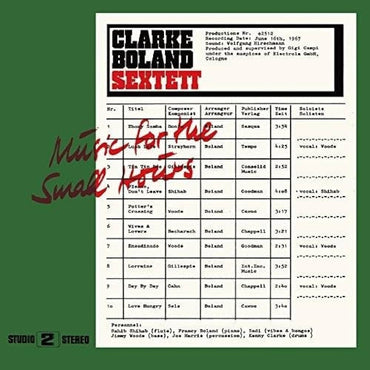 Music For The Small Hours [Vinyl] (ONLINE ORDER ONLY)