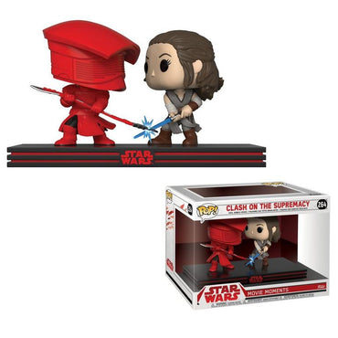 Funko POP! Movie Moment: Star Wars: Clash on the Supremacy - Rey vs Praetorian Guard Vinyl Figure #264 (ONLINE ORDER ONLY)