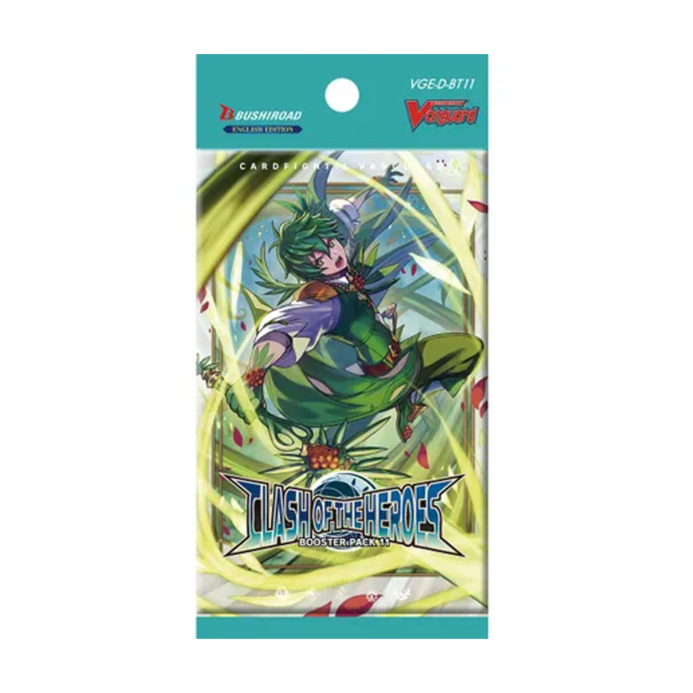 Cardfight!! Vanguard: Clash of the Heroes Booster Pack (7 Cards) (ONLINE ORDER ONLY)