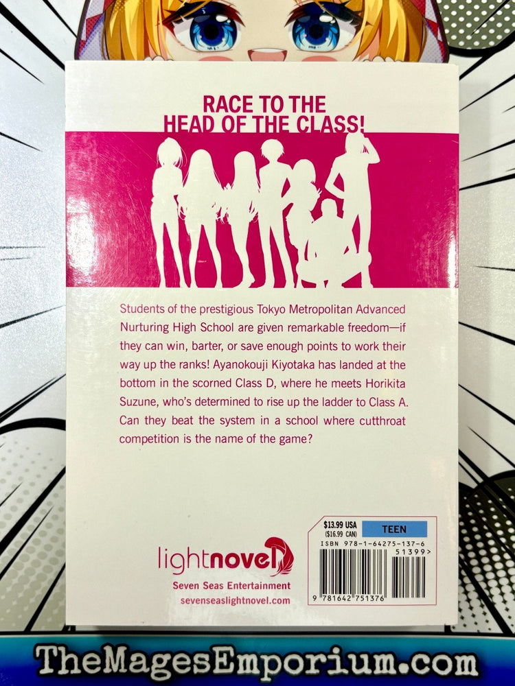 Classroom of the Elite Vol 1 Light Novel (Online Order Only)