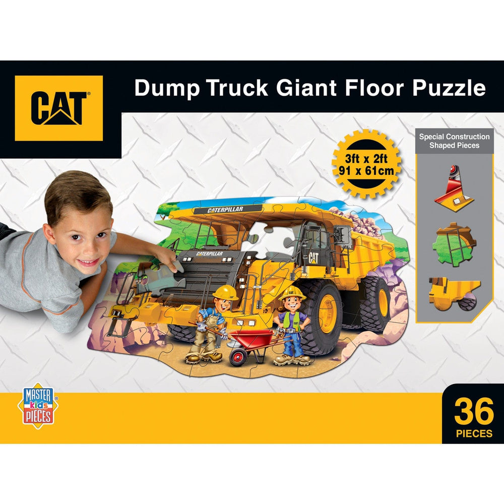CAT - Dump Truck 36 Piece Floor Jigsaw Puzzle (ONLINE ORDER ONLY)