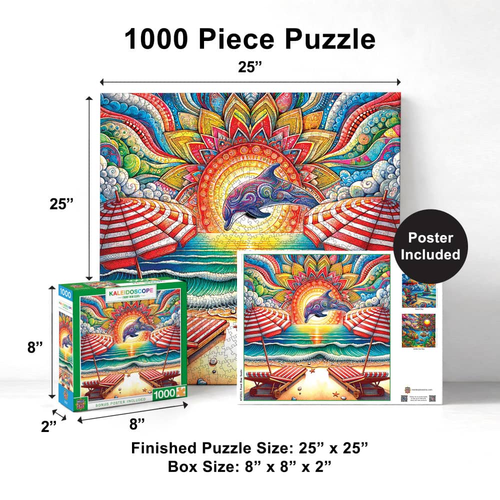 Kaleidoscope - Front Row Seats 1000 Piece Jigsaw Puzzle