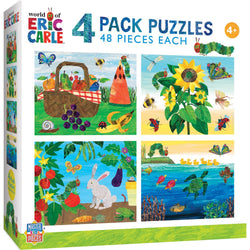 World of Eric Carle 48 Piece Jigsaw Puzzles 4-Pack (ONLINE ORDER ONLY)