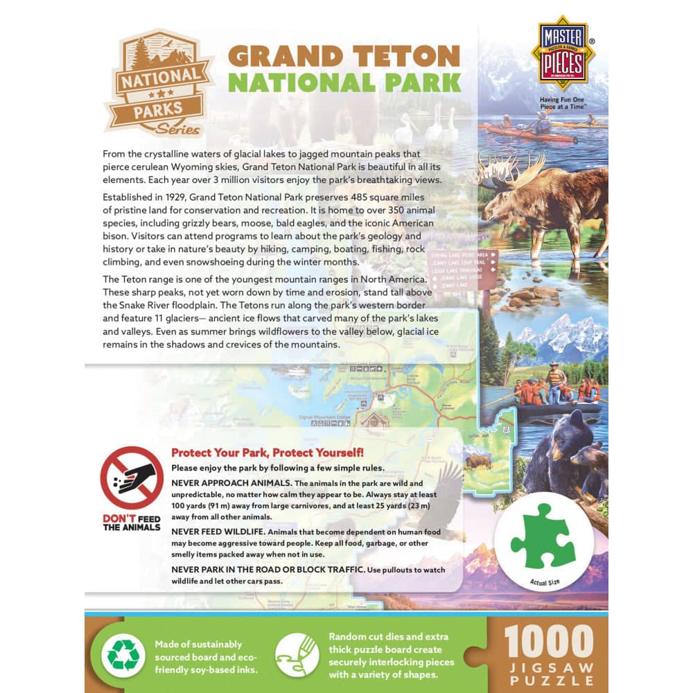 Grand Teton National Park 1000 Piece Jigsaw Puzzle