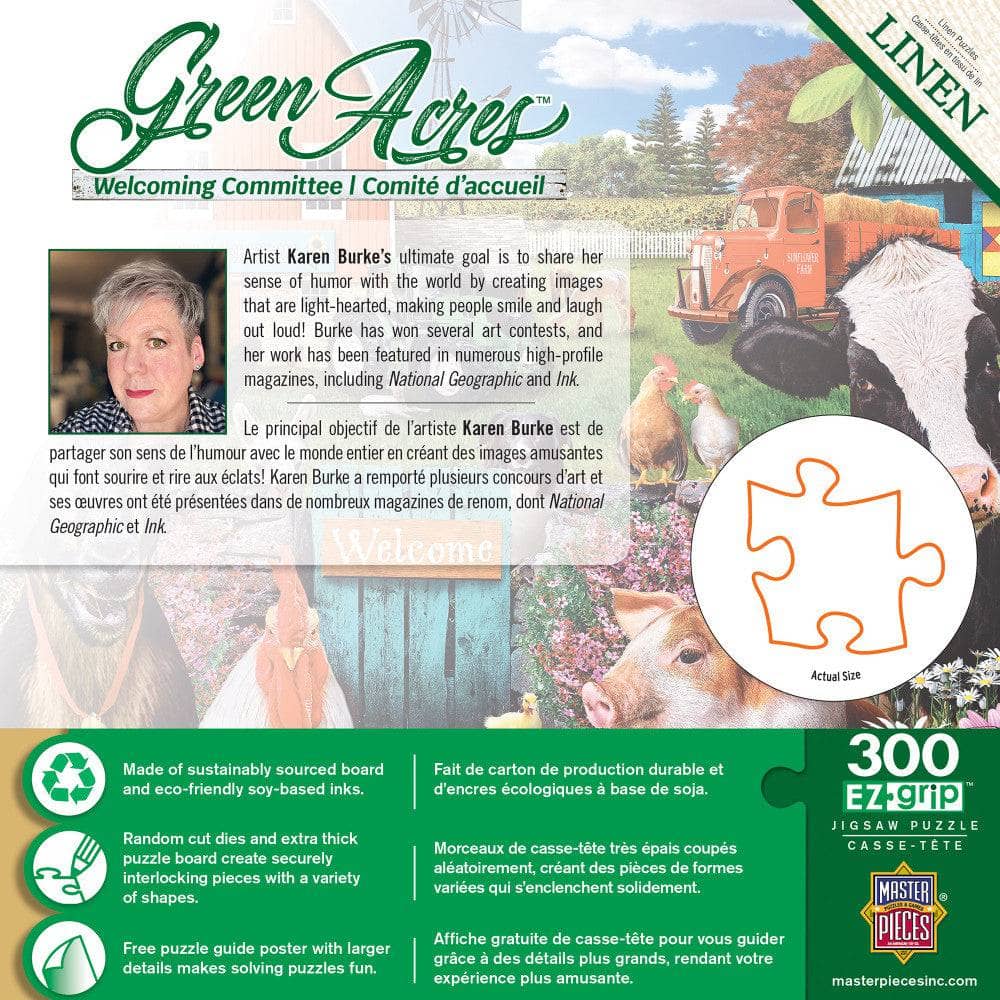 Green Acres - Welcoming Committee 300 Piece EZ Grip Jigsaw Puzzle (ONLINE ORDER ONLY)